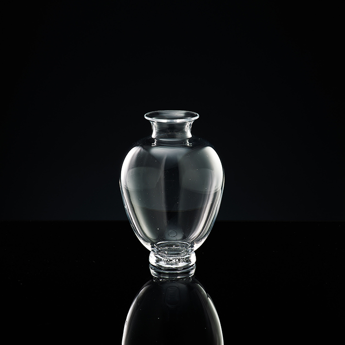 日本硝子作家濑沼健太郎玻璃作品：sk42透明花瓶（现货）