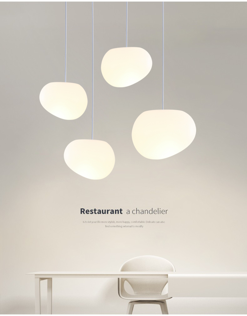 简约现代过道灯石头吊灯餐厅灯吧台灯卧室灯创意个性自然橱窗灯具