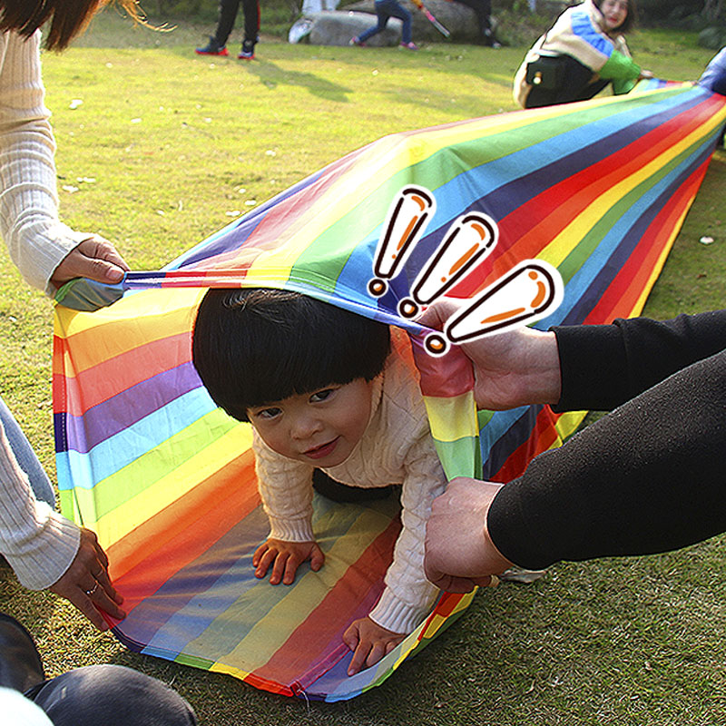 儿童阳光彩虹爬行隧道宝宝钻洞玩具帐篷幼儿园感统训练器材隧道筒