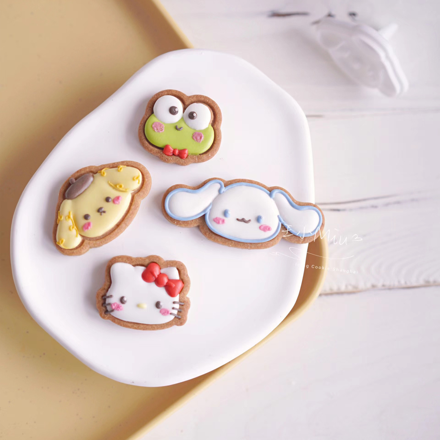 日式卡通小动物头像饼干模六一儿童节小猫小狗青蛙DIY烘焙手压模