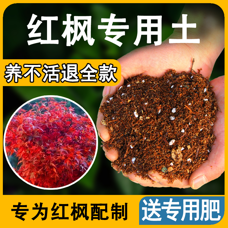 红枫专用土盆栽透气营养土壤肥料通用家用室内有机肥料通用种植土