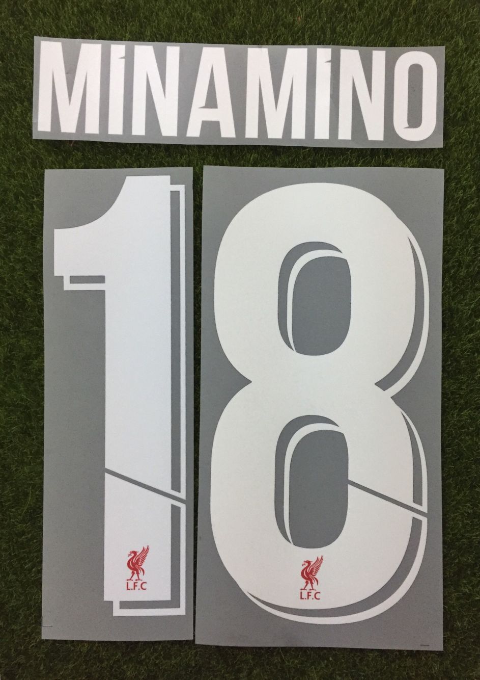 2019利物浦欧冠印字南野拓实MINAMINO#18印字热转印印号