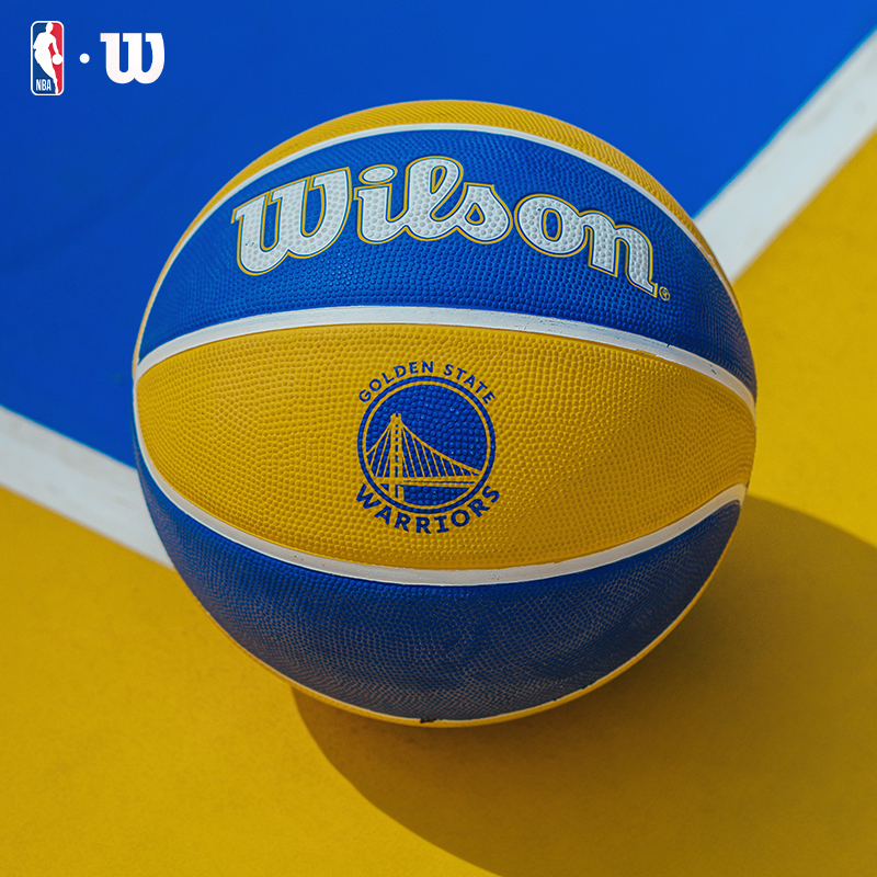 Wilson威尔胜官方NBA联名球队队徽湖人篮网耐磨户外7号橡胶篮球