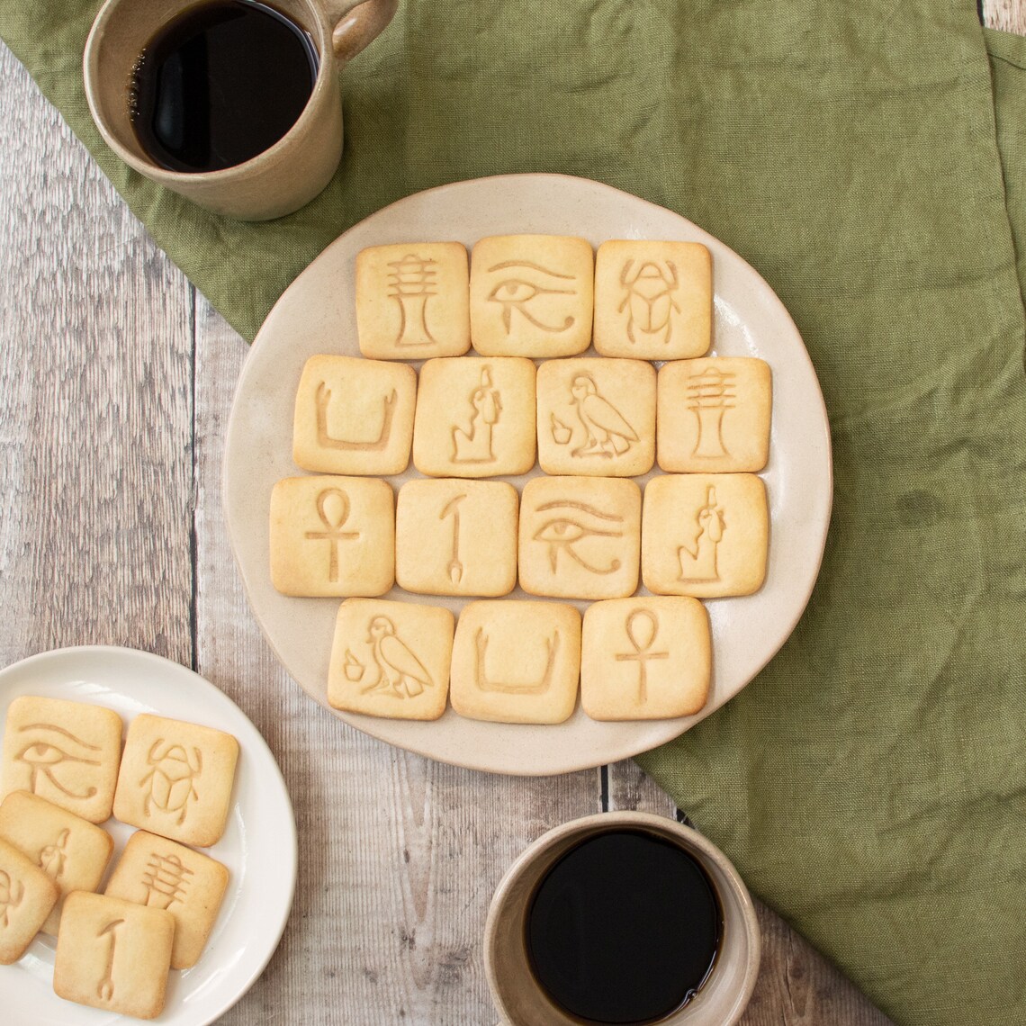 埃及象形文字花样家用做蔓越莓翻糖工具卡通压模曲奇烘焙饼干模具