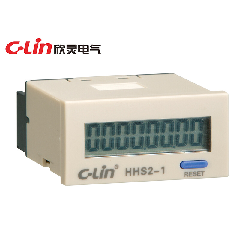 欣灵牌电子液晶显示累计时器HHS2-1U(DHC3J)999999H59M内配锂电池