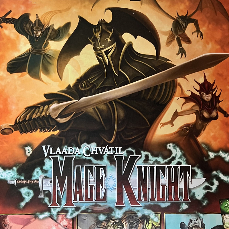 桌游驿站 Mage Knight Play Mat 魔法骑士 棋牌鼠标薄垫 罗盘地图