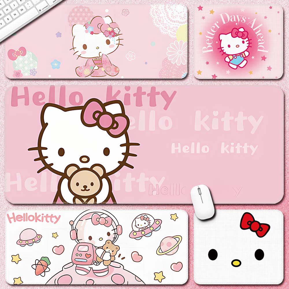 凯蒂猫Hello Kitty鼠标垫超大号卡通可爱女生粉色笔记本电脑桌垫
