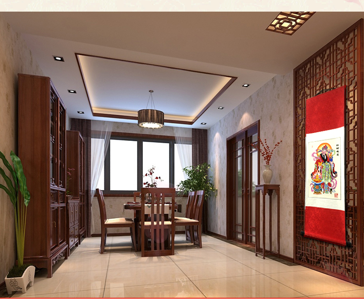 天津杨柳青年画系列中尺寸画轴木板宣纸手绘娃娃中国风特色礼品