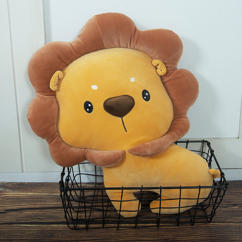 可爱狮子毛绒玩具公仔小狮子抱枕娃娃摆件狮子座礼物玩偶超软陪睡