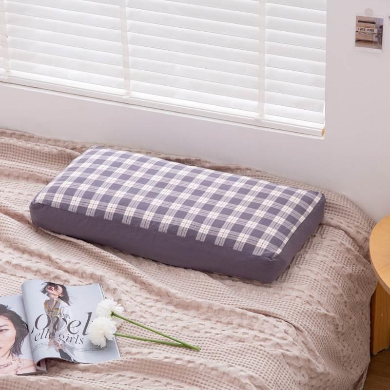 纯棉荞麦皮枕头成人专用侧睡硬整头家用一对装长方形四季通用新款