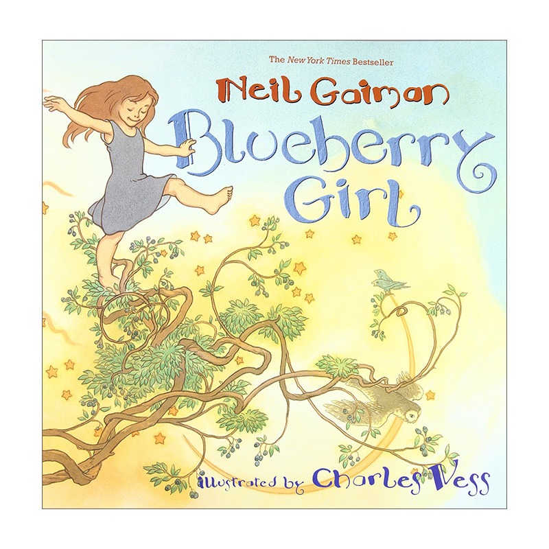 英文原版 Blueberry Girl 蓝莓女孩 尼尔盖曼 英文版 进口英语原版书籍