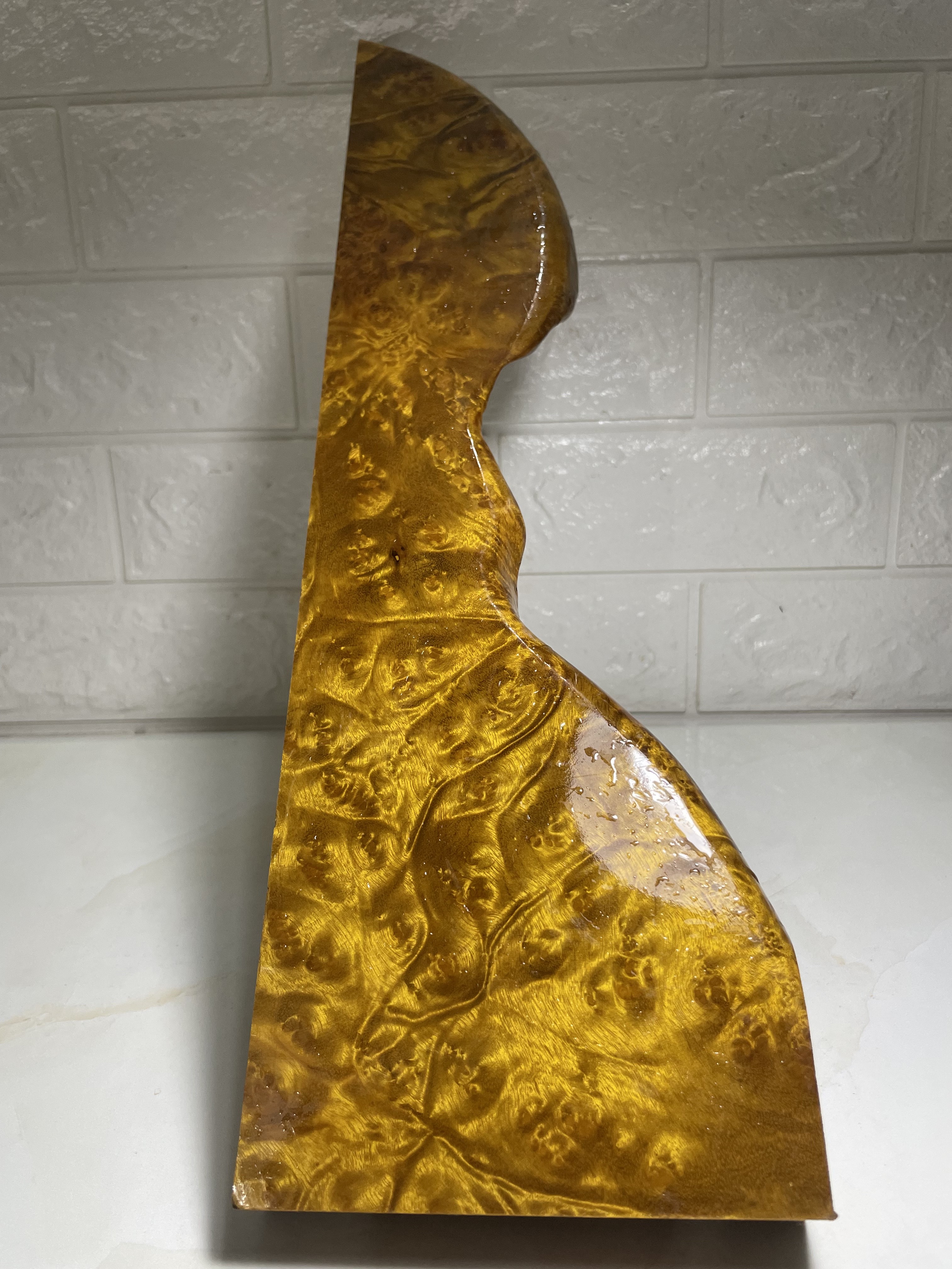 缅甸黄金樟木料瘤疤水波纹料贴片料把件料雕刻料原木材料定制DIY
