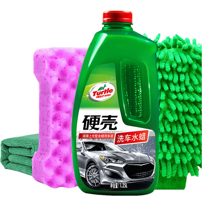 龟牌（TurtleWax）洗车液硬壳洗车高泡沫洗车水蜡汽车清洁剂清洗