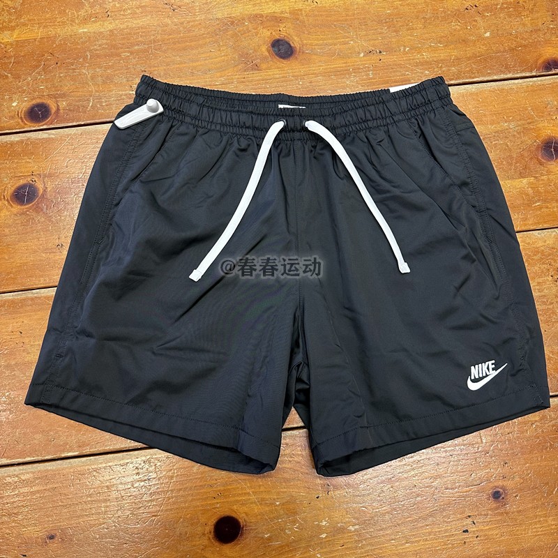 正品Nike耐克男子美式短裤休闲速干小logo带内网五分裤AR2383-010