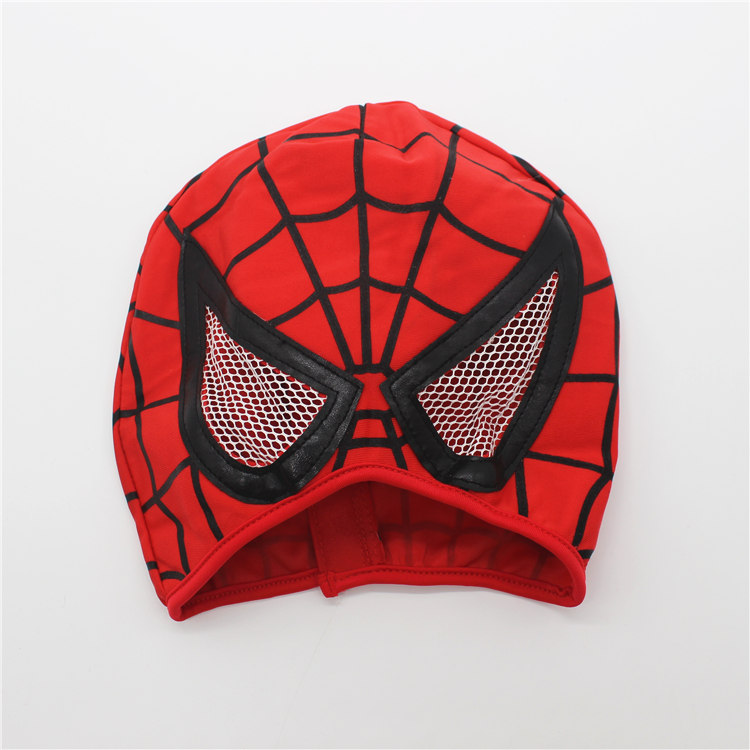 儿童款复仇者蜘蛛侠SPIDER面罩头套眼部网格可视儿童节生日礼物