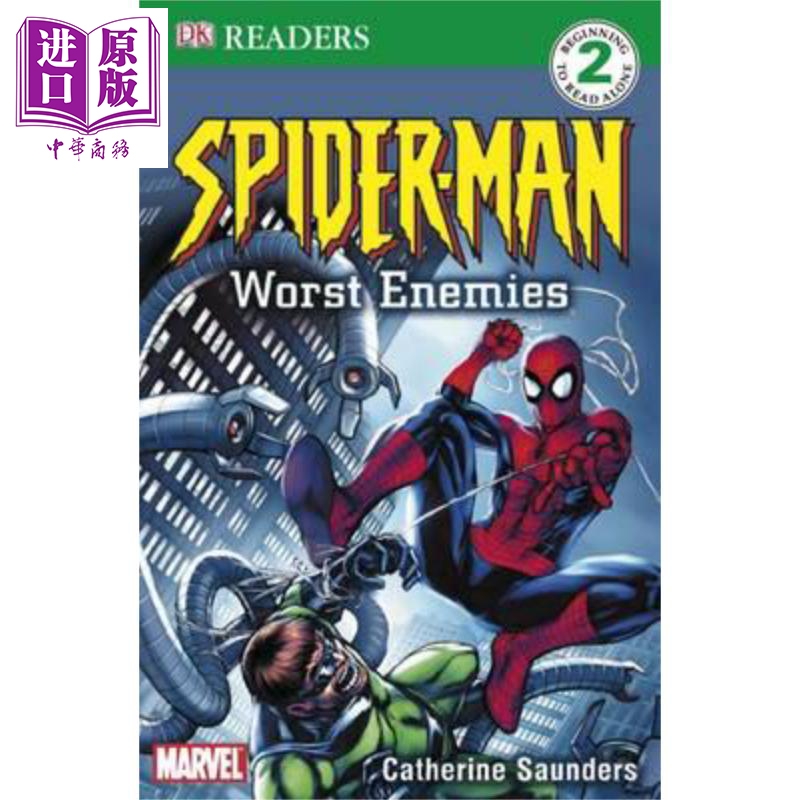 现货 DK分级2级 Marvel Spider-Man- Spider Man's Worst Enemies 漫威蜘蛛侠的敌人 英文原版 Catherine Saunders【中商原版】