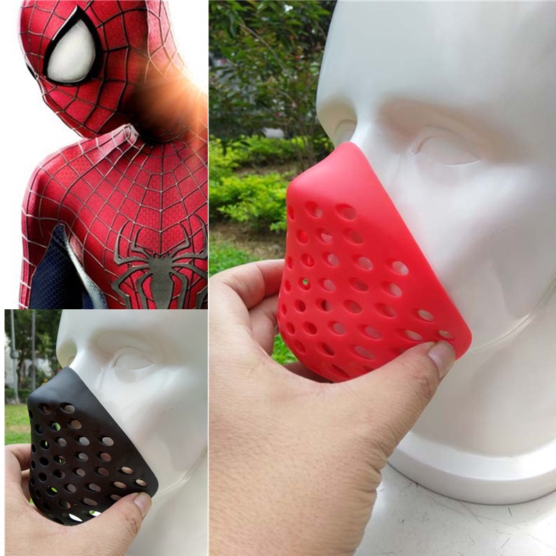 蜘蛛侠塑形面具Spiderman FacesHhell环保硅胶头罩口罩 助呼吸