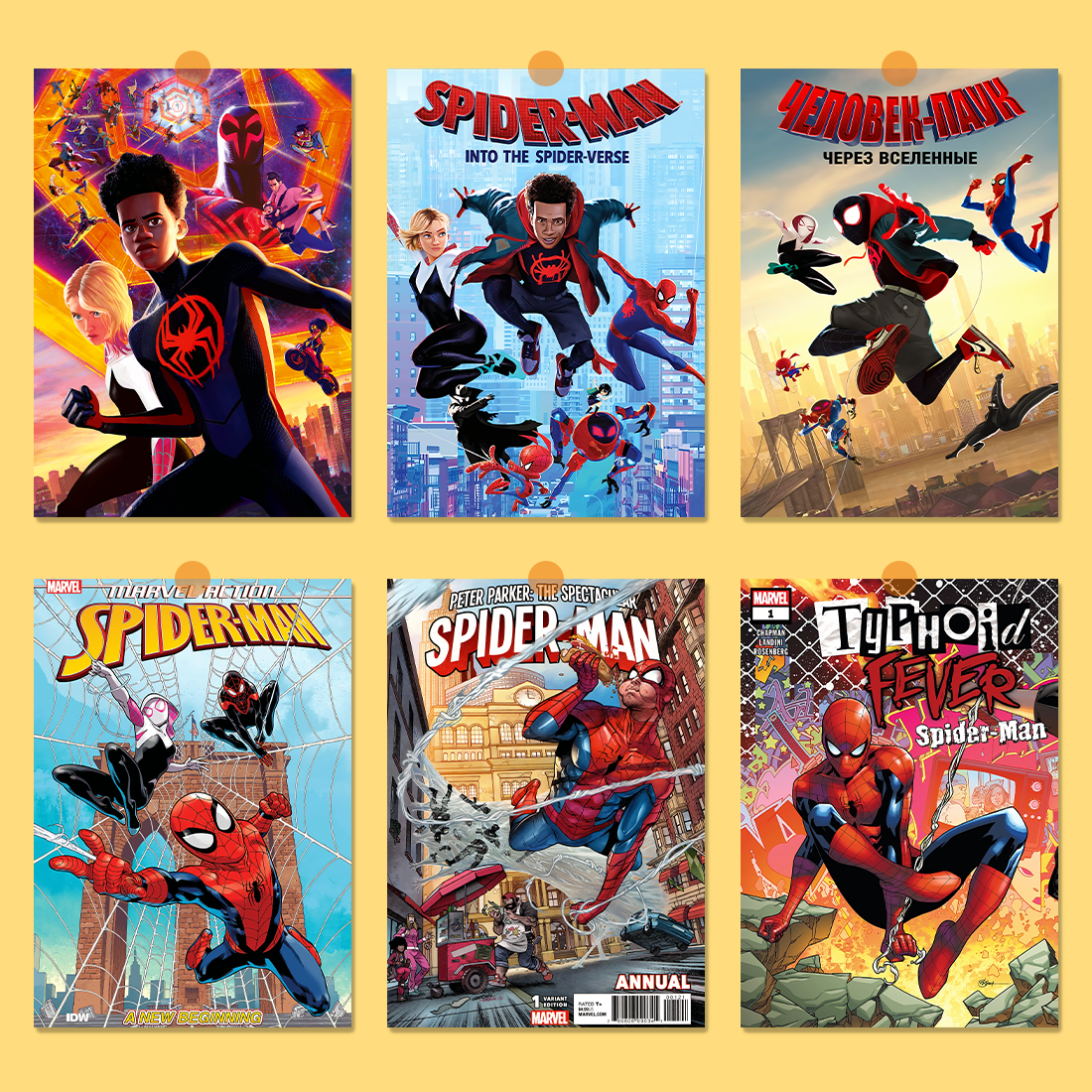 蜘蛛侠纵横宇宙海报|SpiderMan|漫威超级英雄电影复仇者联盟壁纸