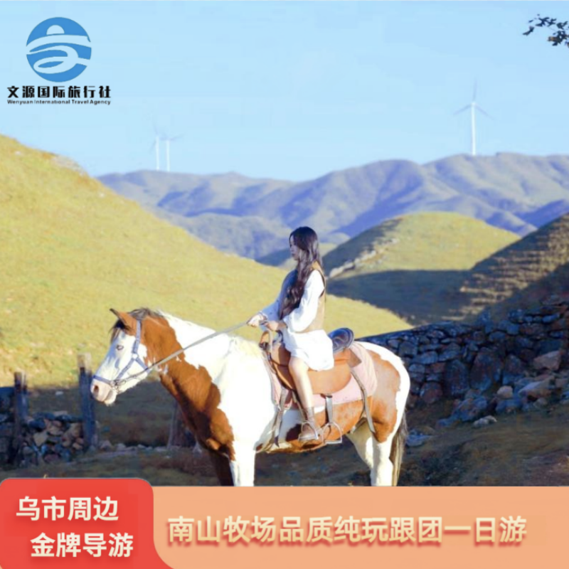 新疆旅游乌鲁木齐周边南山牧场西白杨沟1日游纯玩跟团游包车
