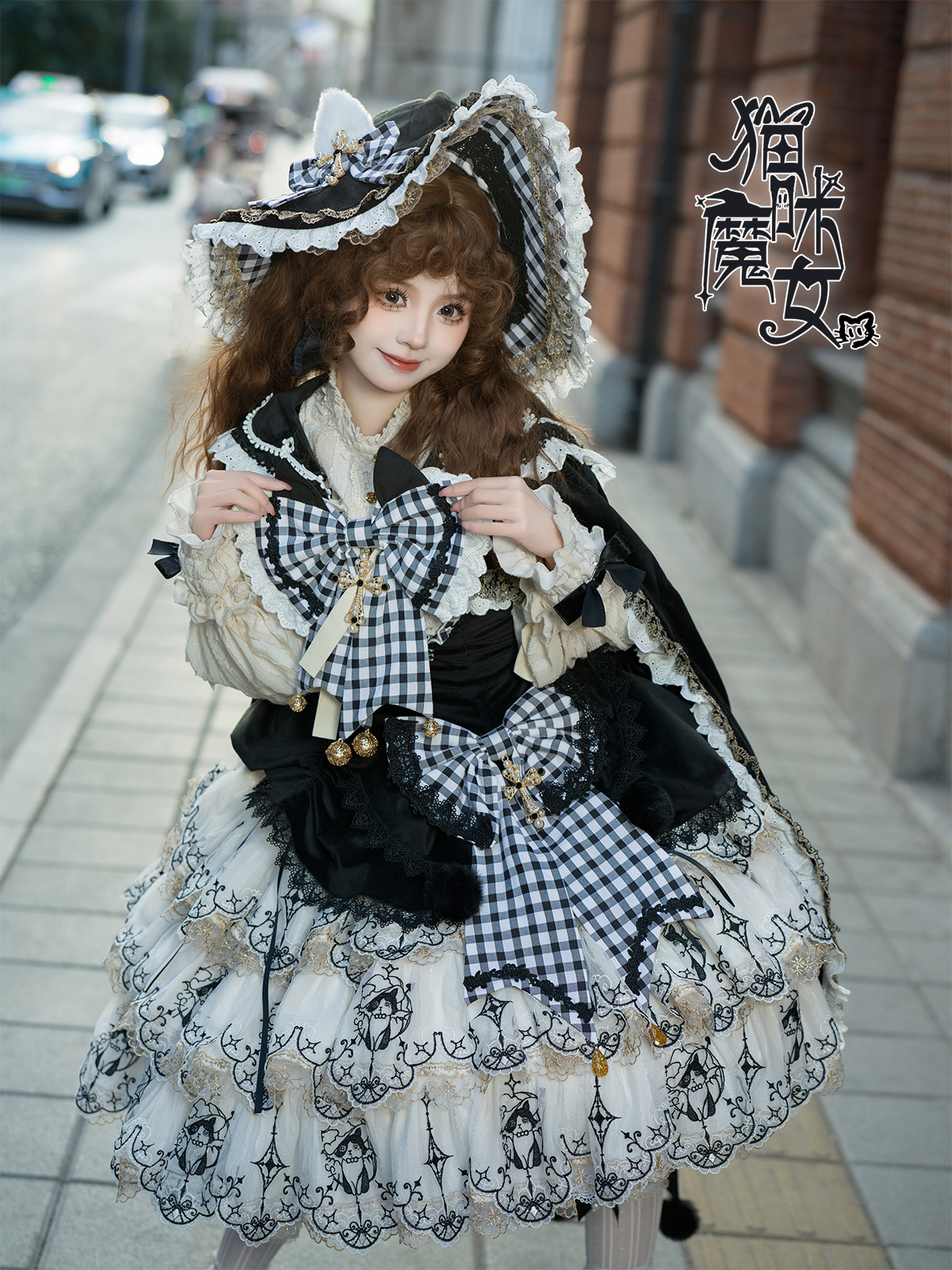 Br荆棘玫瑰原创设计 特别款 猫咪魔女 截团展示 Lolita洋装