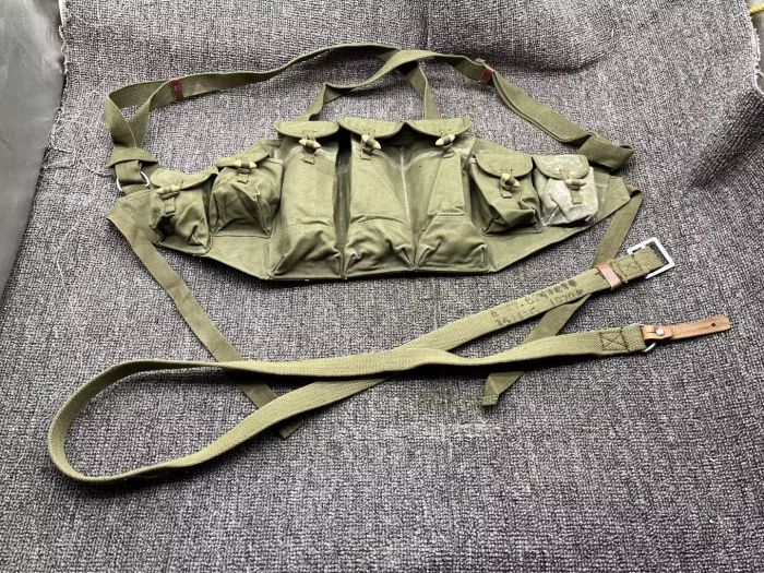 公发70年代56冲81式苏联AK通用帆布包携具袋水仁翔战术背心腰包