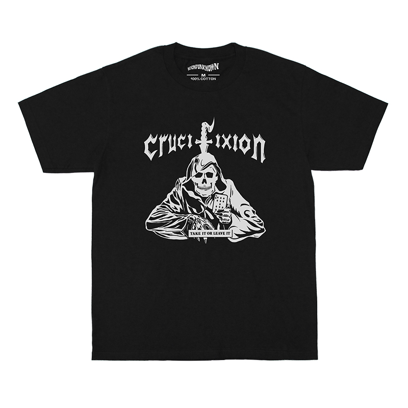Crucifixion T恤 Satan Battleaxe Blitzkrieg  NWOBHM T-Shirt