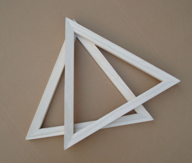 三角等边三角形油画内框客厅简约长方形现代实木北欧画框欧式定做