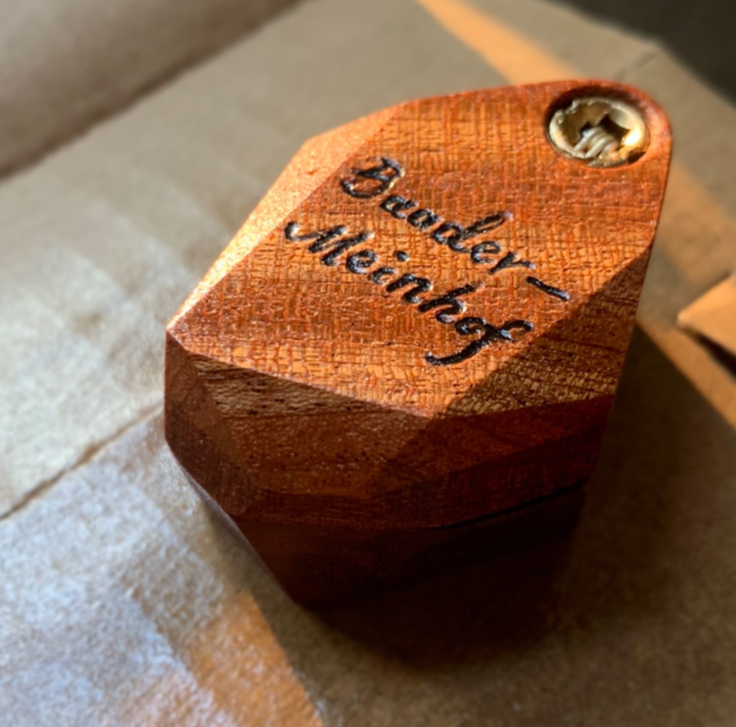 约翰与我 原创创意求婚礼木头手工戒指盒设计首饰ins小盒免费刻字
