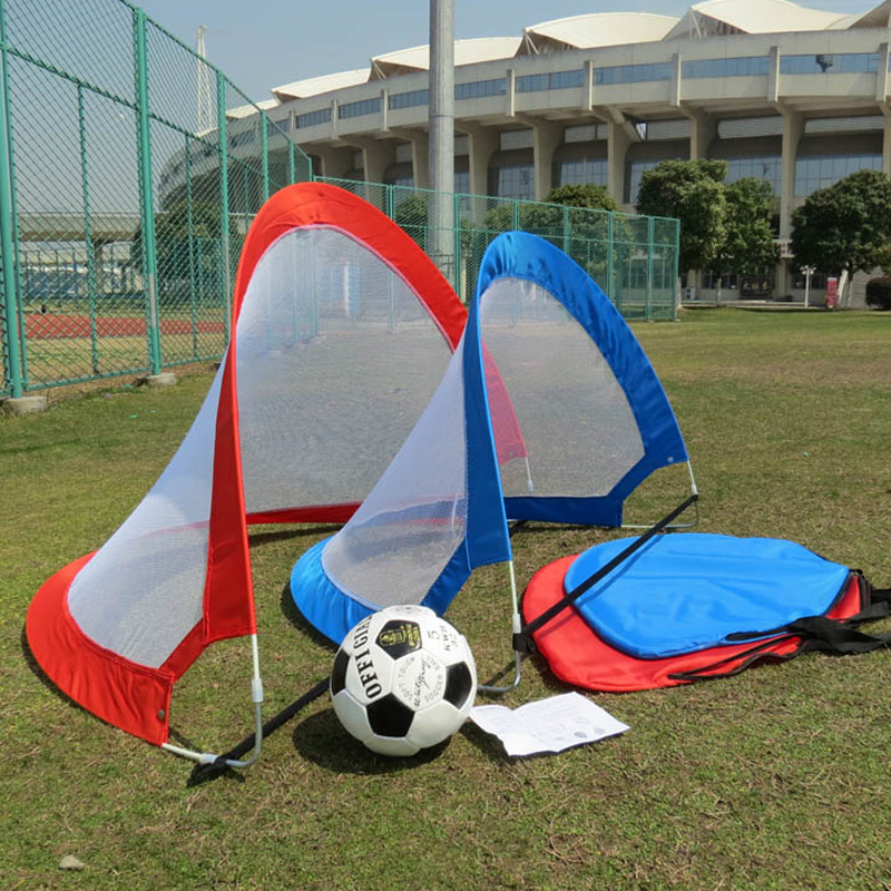 儿童足球门弹性球门折叠便携式足球门网家用足球门框户外沙滩球门