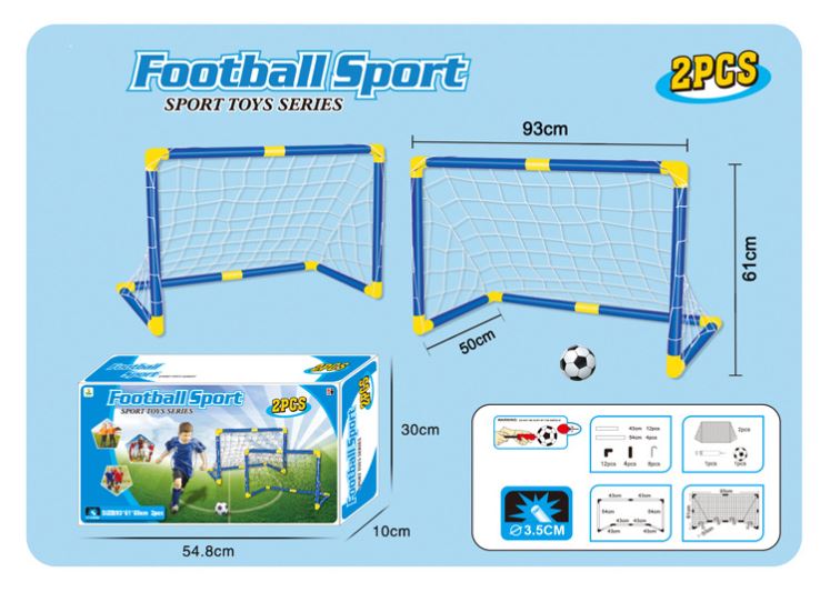 儿童足球球门小足球门射门网门框户外折叠便携室内家庭训练幼儿园