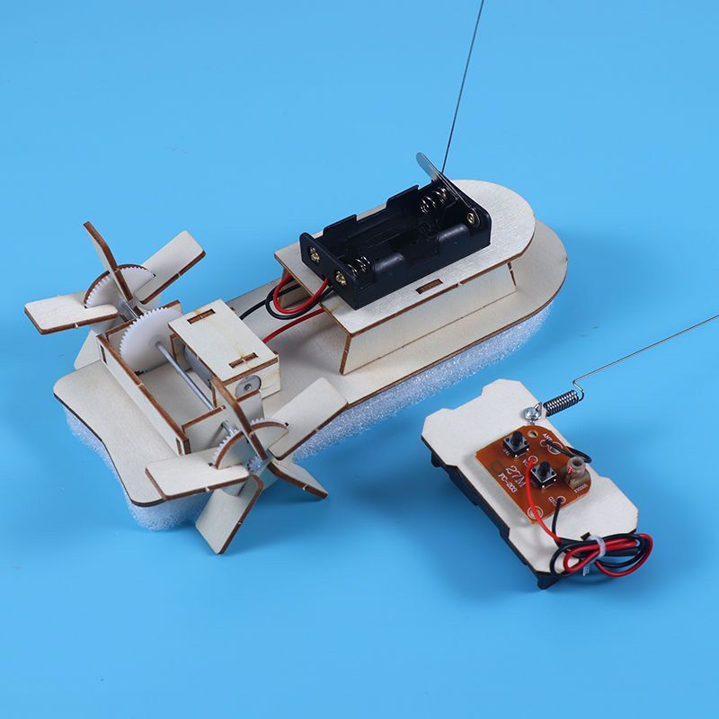 五年级科学船马达动力小船模型漂浮航模拼装手工小制作的材料玩具