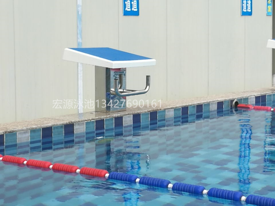 游泳池跳台比赛出发台 跳板 高级豪华型 防滑跳台 不锈钢玻璃钢