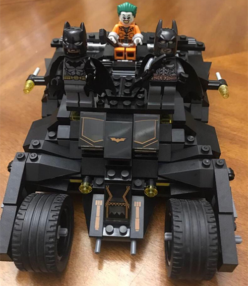 兼容乐高超级英雄联盟蝙蝠侠战车儿童益智拼装汽车玩具积木模型