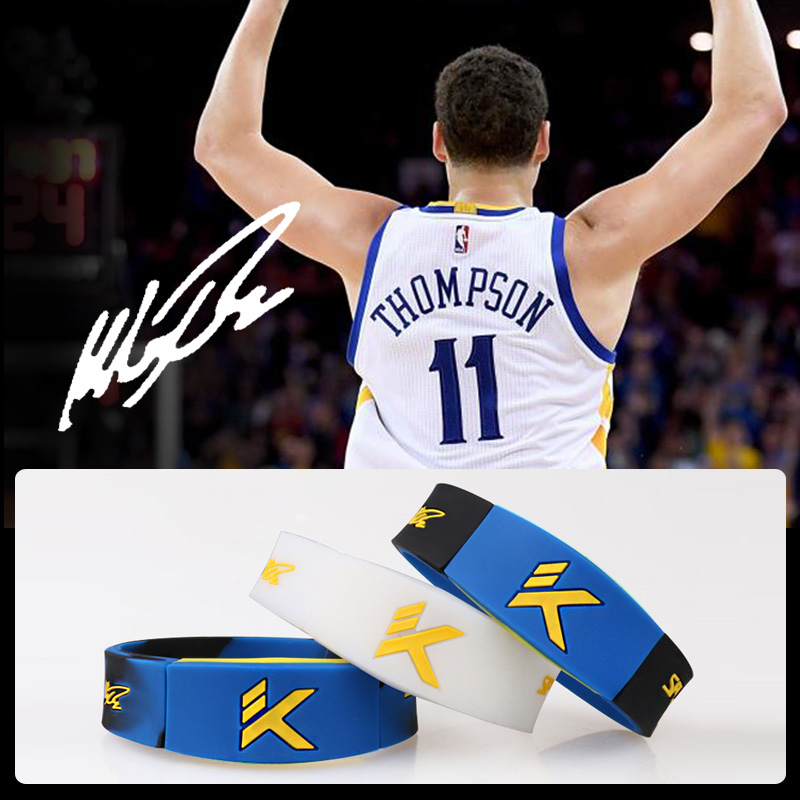 克雷汤普森手环篮球腕带运动夜光球星明星简约手环环带手圈装备