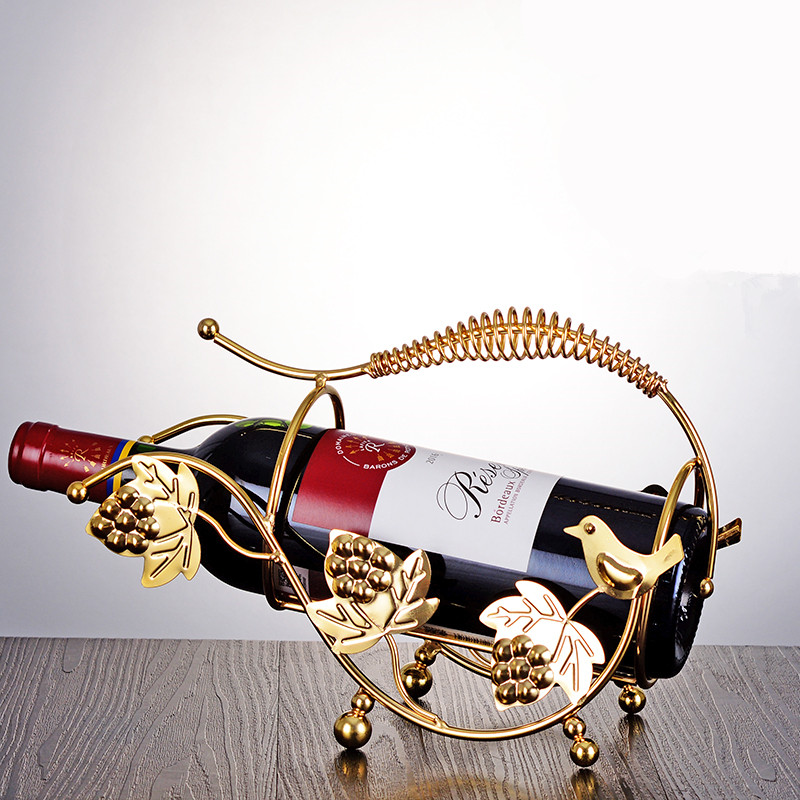 红酒架摆件现代简约家用轻奢创意酒架葡萄酒架置物展示架酒瓶架子