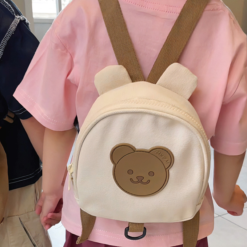 防走失迷你幼儿园书包儿童可爱卡通小熊双肩包韩版男女孩帆布背包