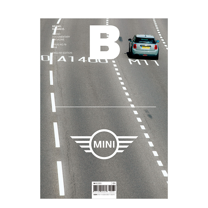 【现货】Magazine《B》 迷你车MINI NO.79 汽车交通工具商业品牌专题杂志 韩国英文版 2019年9月 善本图书