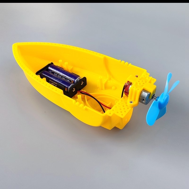 /马达动力小船科学课实验包小学生手工自制风力小船螺旋桨动力