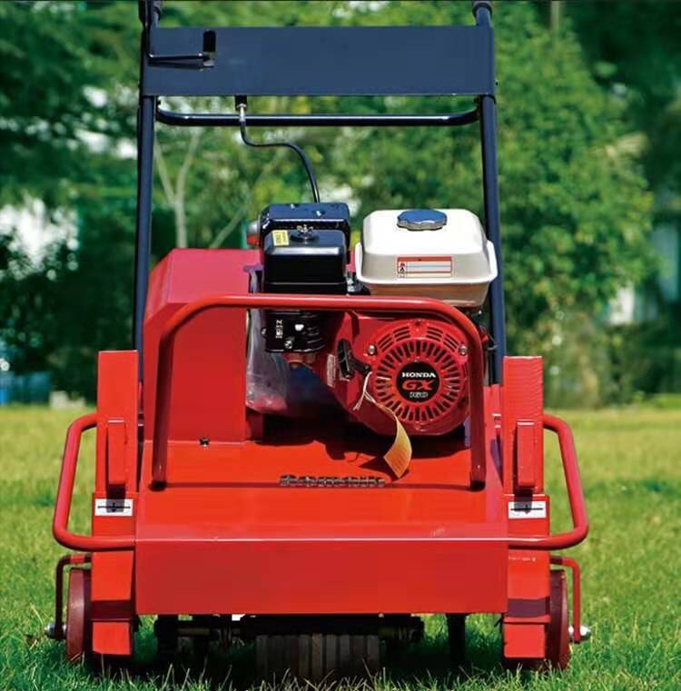 草坪打孔机选配gx160发动机高尔夫球场草坪打孔机