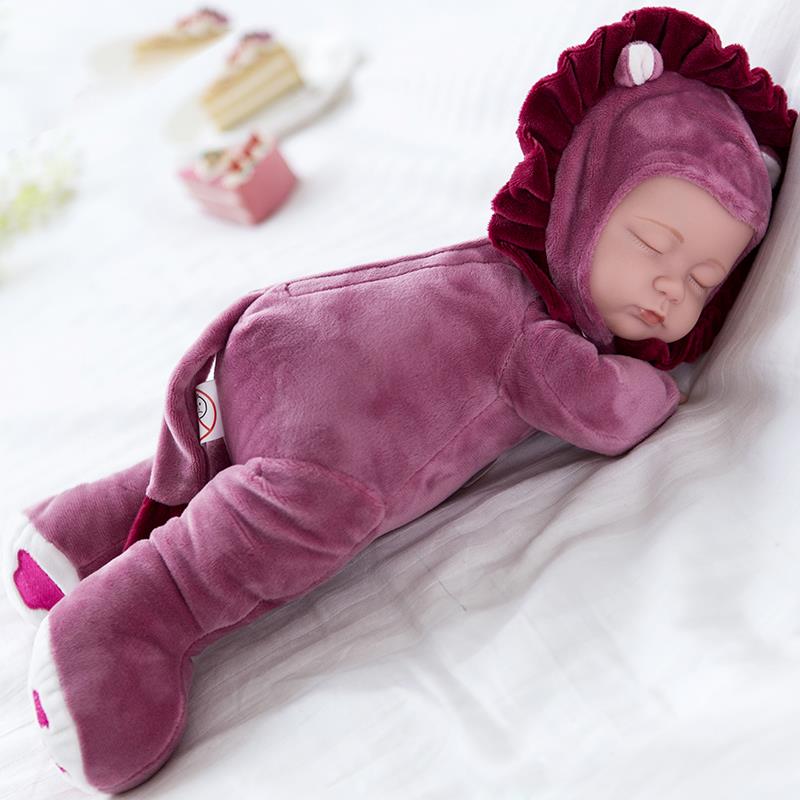 KYL仿真婴儿睡眠安抚宝宝玩具儿童毛绒会唱歌的洋娃娃布玩偶公仔