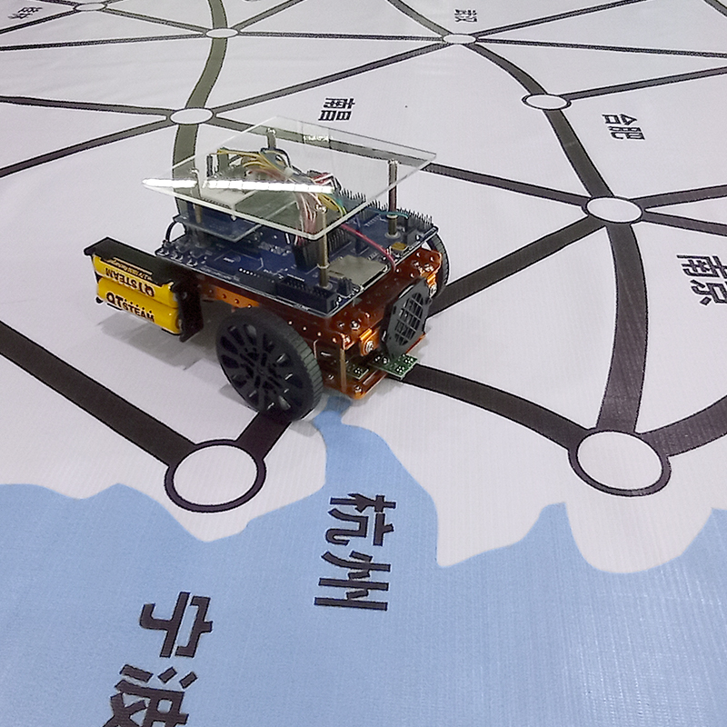 中国教育机器人大赛ERCC高铁游中国竞赛地图创客机器人训练地图