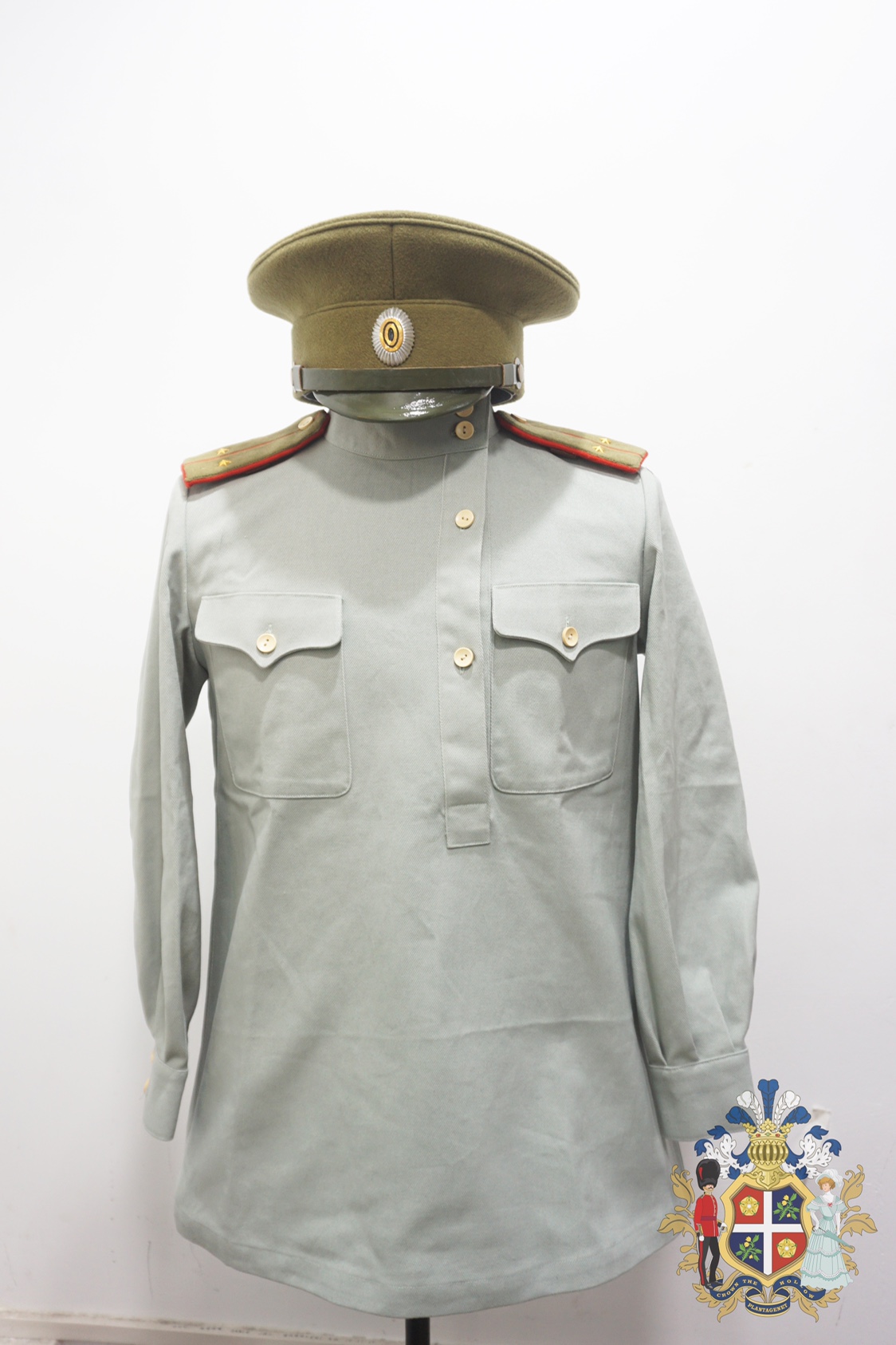 一战沙俄顿河哥萨克下级军官私人订制夏季棉布套头衫野战服