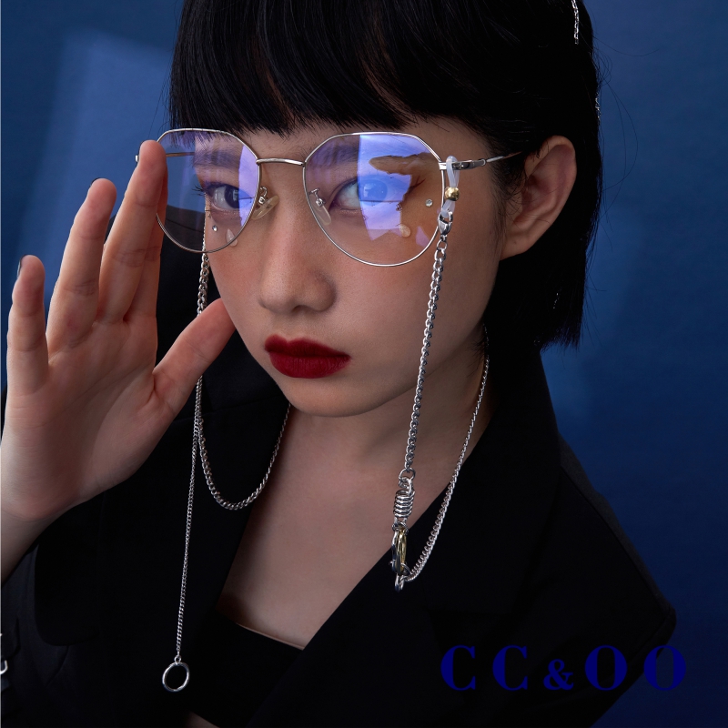 CC&OO原创设计眼镜链口罩链多用重组挂脖项链个性潮人韩国链配饰