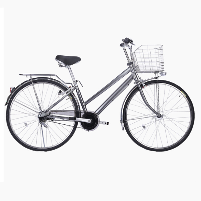 日本丸石皮带轴传动自行车男女式27寸成人城市通勤全新变速单车