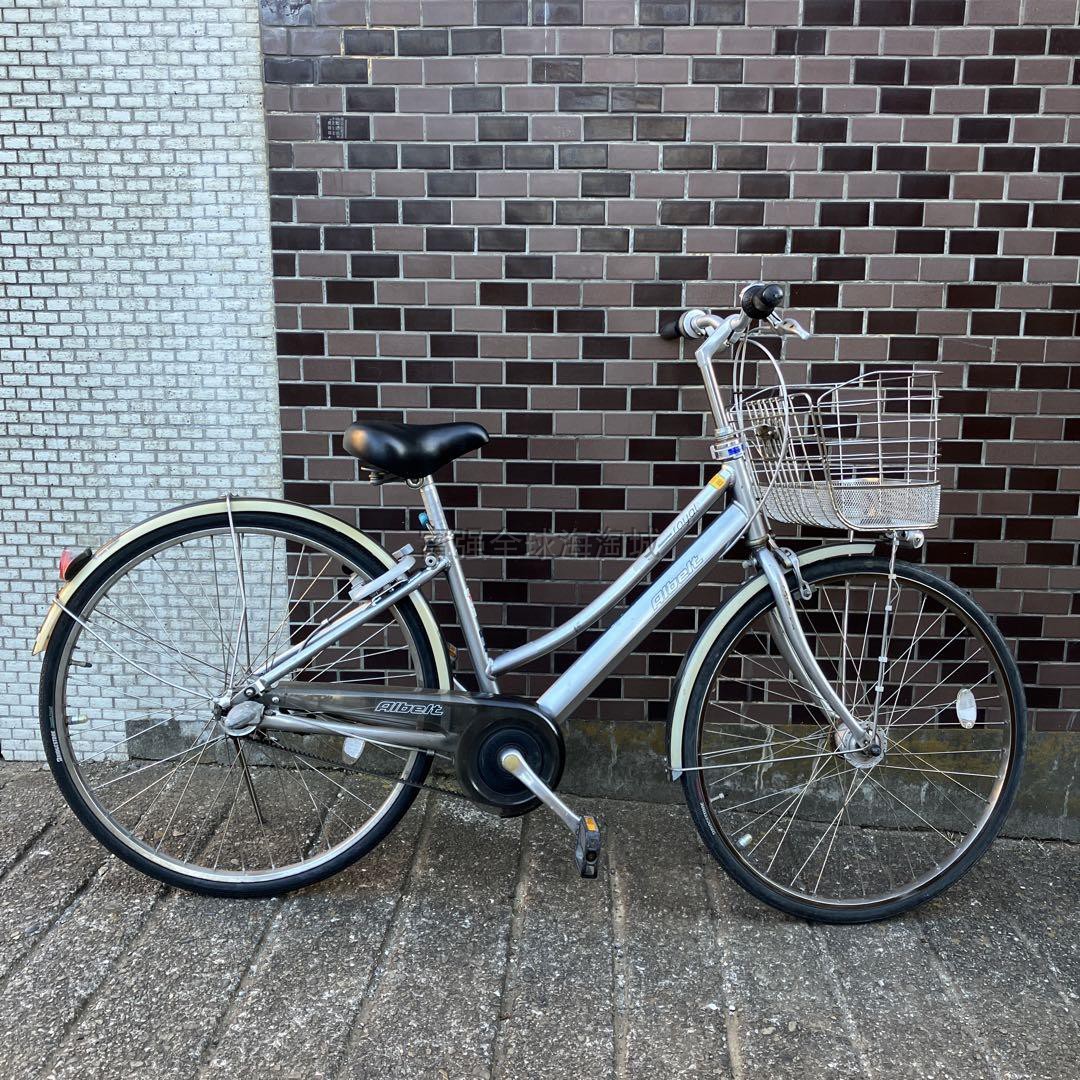 日本直送普利司通皮带传动内5速高配版上学通勤自行车Alberto系列