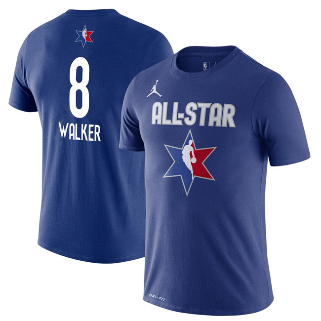 Jordan乔丹2020 NBA东部全明星8号沃克号码名字球服款男子短袖T恤
