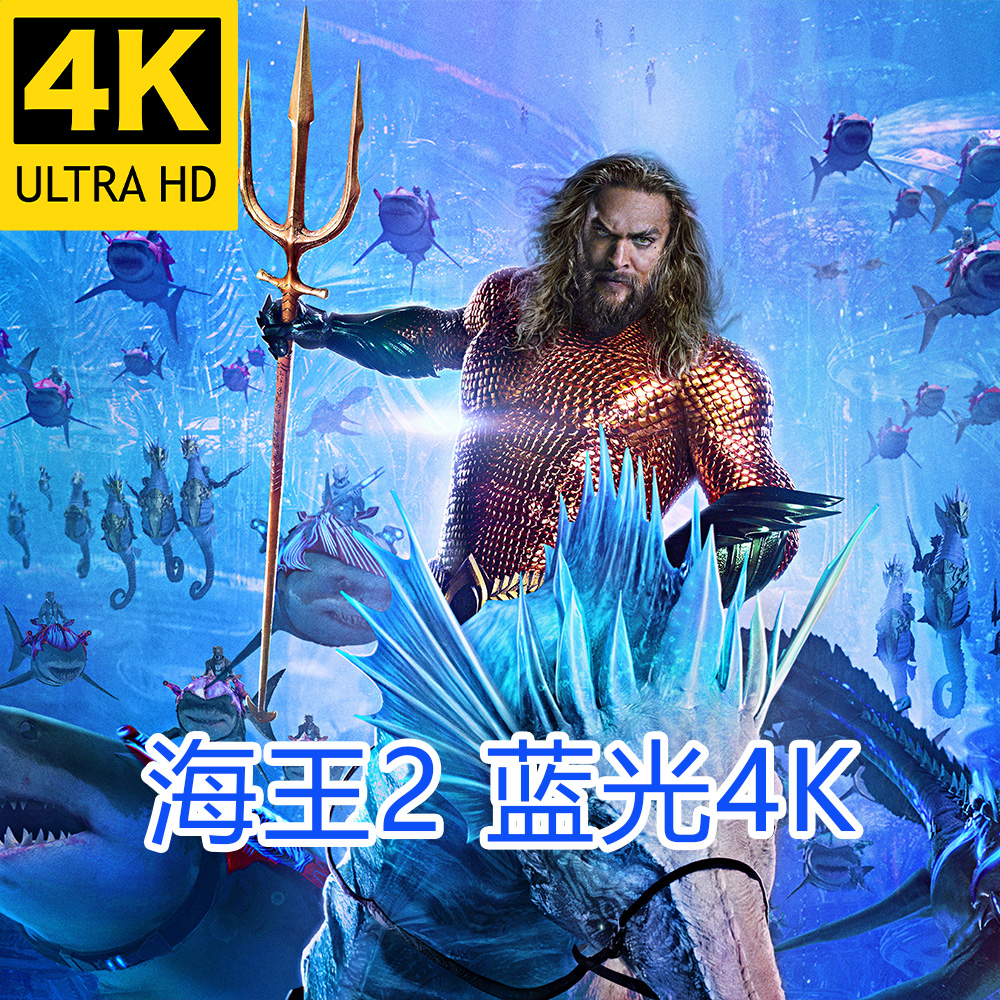 海王2:失落的王国电影 蓝光4K超高清片源 (2023) 宣传画