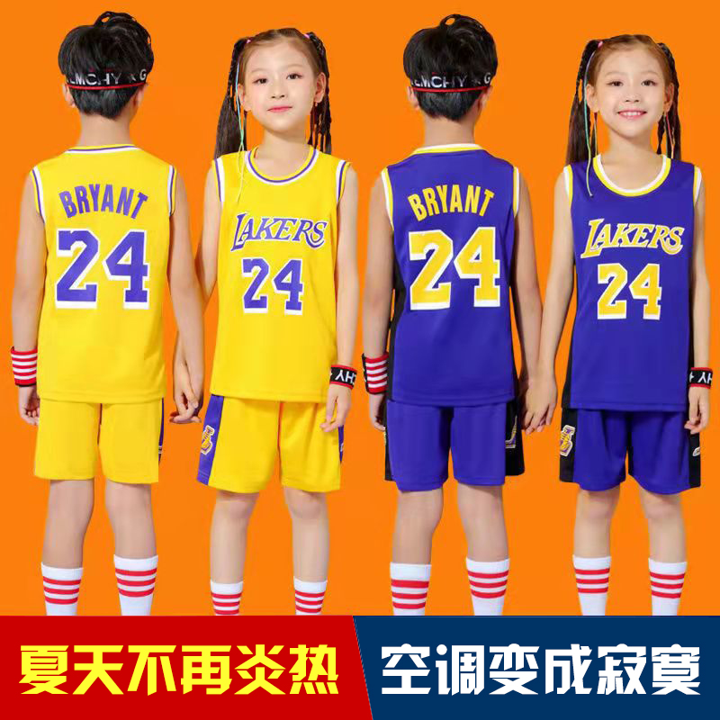 儿童篮球服男童套装勇士30号速干球衣训练服幼儿园小学生夏季套装