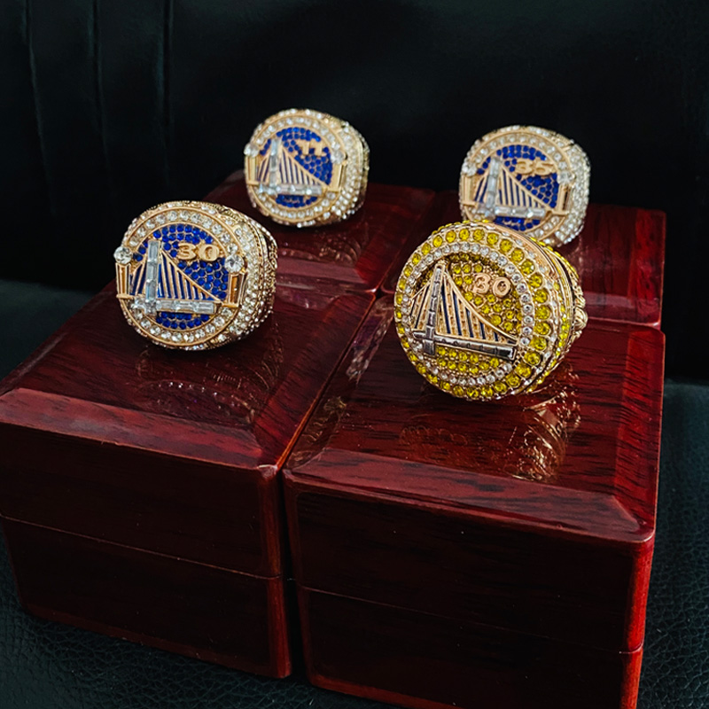 欧美篮球金州勇士队2018年库里杜兰特冠军戒指纪念定制汤普森指环