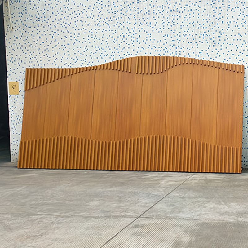 铝板热转印木纹铝单板定制门头冲孔氟碳幕墙雕花雨棚镂空招牌穿孔